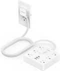 Surge Protector Power Strip with 1700 Joules Protection - Compact
