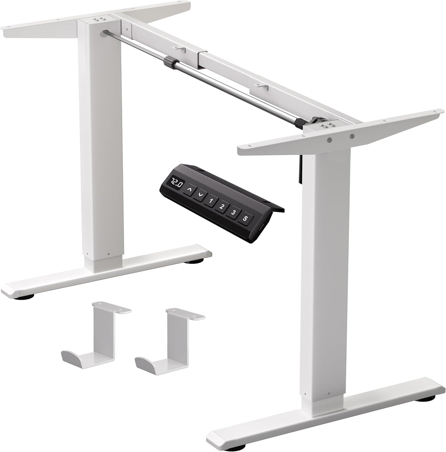 Electric Standing Desk Frame | Memory Presets | White | GallopFun