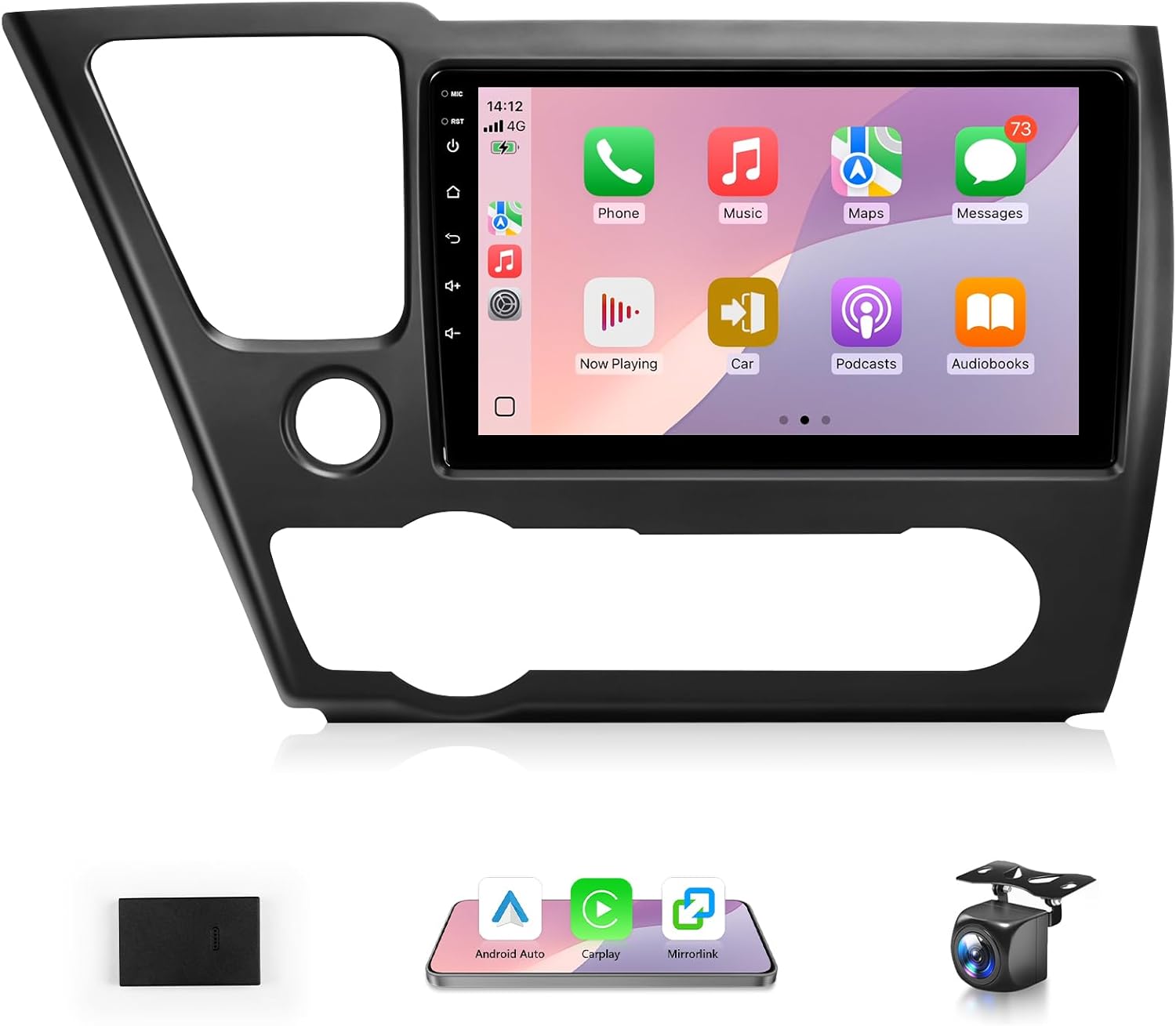 8Core 4G+64G Car Radio for Honda Civic 2013-2017 with Wireless Carplay
