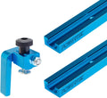 POWERTEC 24in Double-Cut Universal T Track with 3in Flip Stop