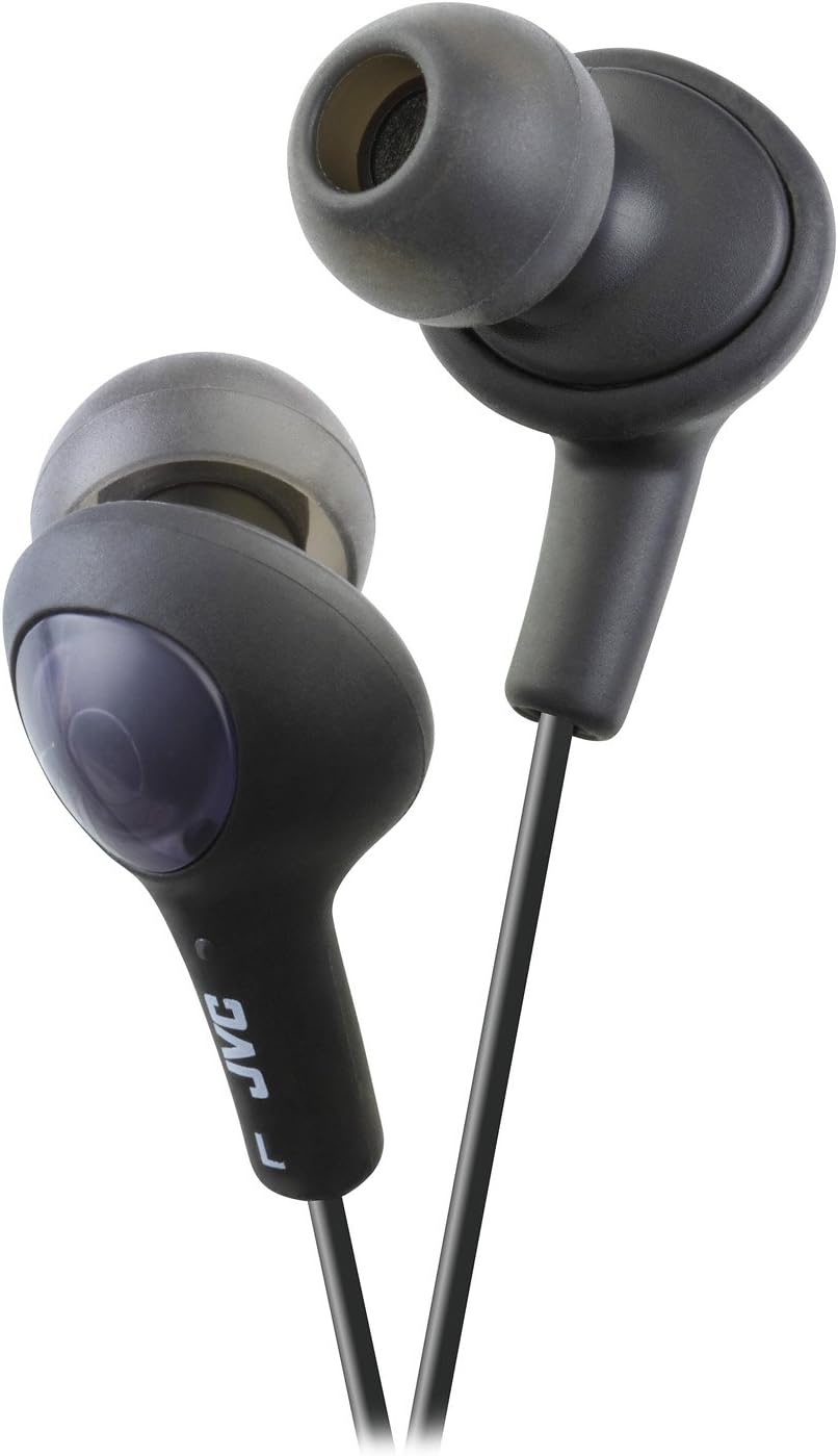 JVC Olive Black Headphones: Rich Sound Quality