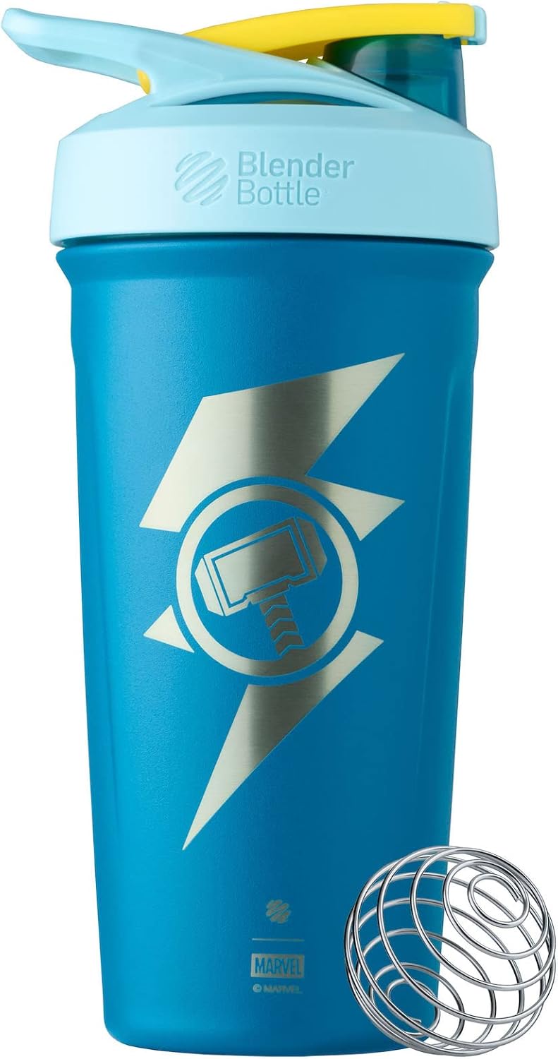 Marvel Sport Insulated Stainless Steel Shaker Bottle for Athletes