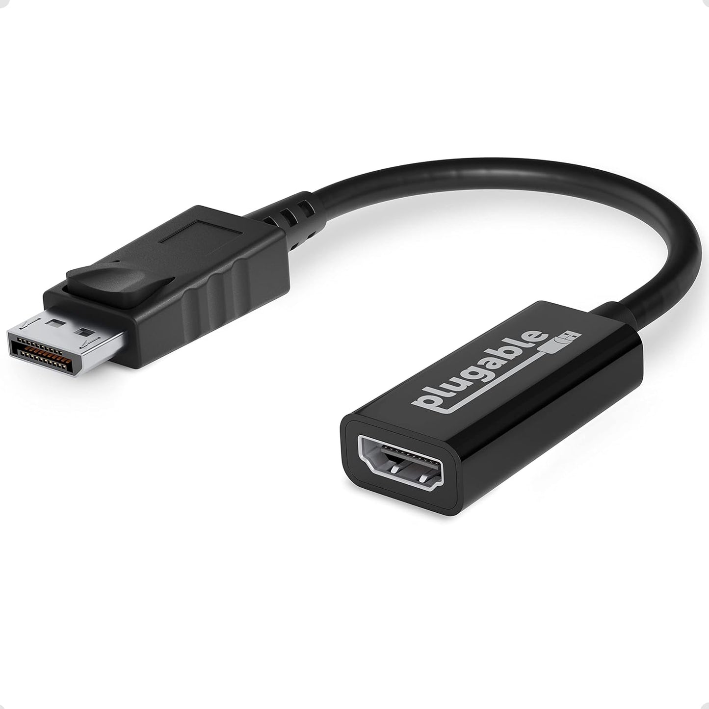 4K DisplayPort to HDMI Adapter by Plugable