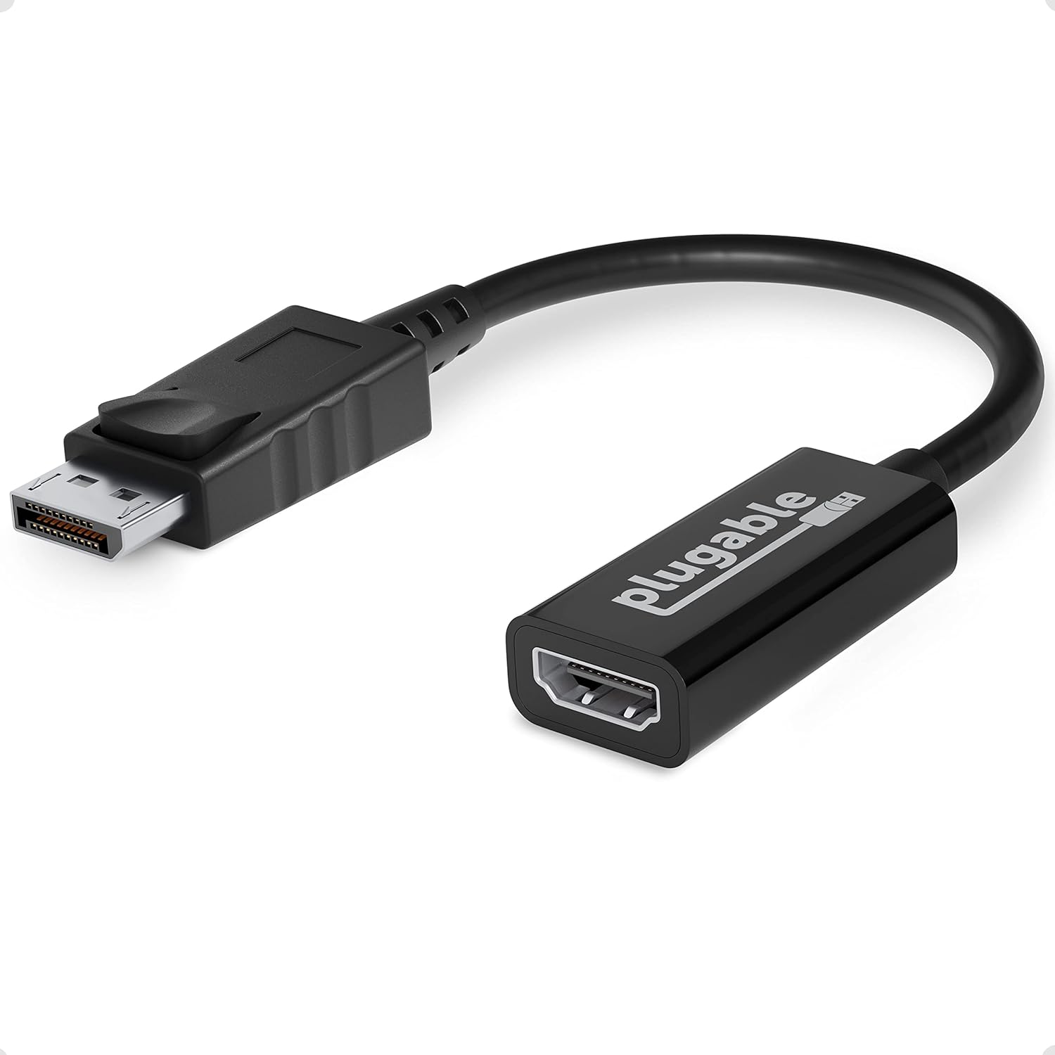 4K DisplayPort to HDMI Adapter by Plugable