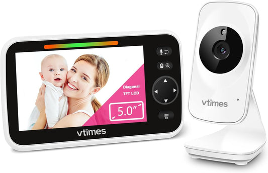 VTimes Video Baby Monitor - Clear Night Vision!