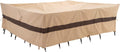 Extra Large Patio Furniture Set Covers Waterproof - Heavy Duty, Wind