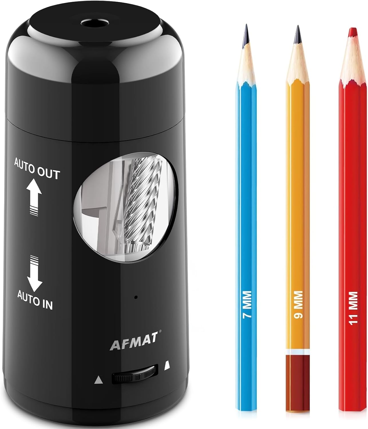 AFMAT PSX6 Electric Pencil Sharpener for Jumbo & Colored Pencils