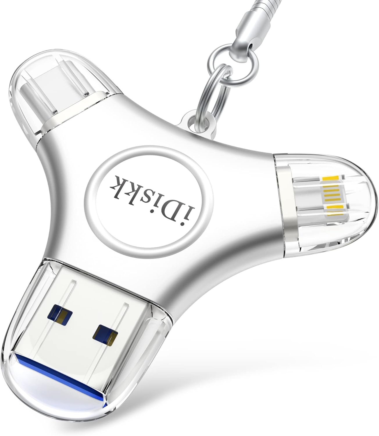 iDiskk 256GB Photo Vault Flash Drive for iPhone and iPad
