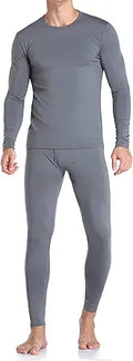 WEERTI Thermal Underwear for Men Long Johns with Fleece Lined