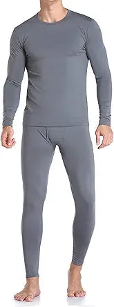 WEERTI Thermal Underwear for Men Long Johns with Fleece Lined