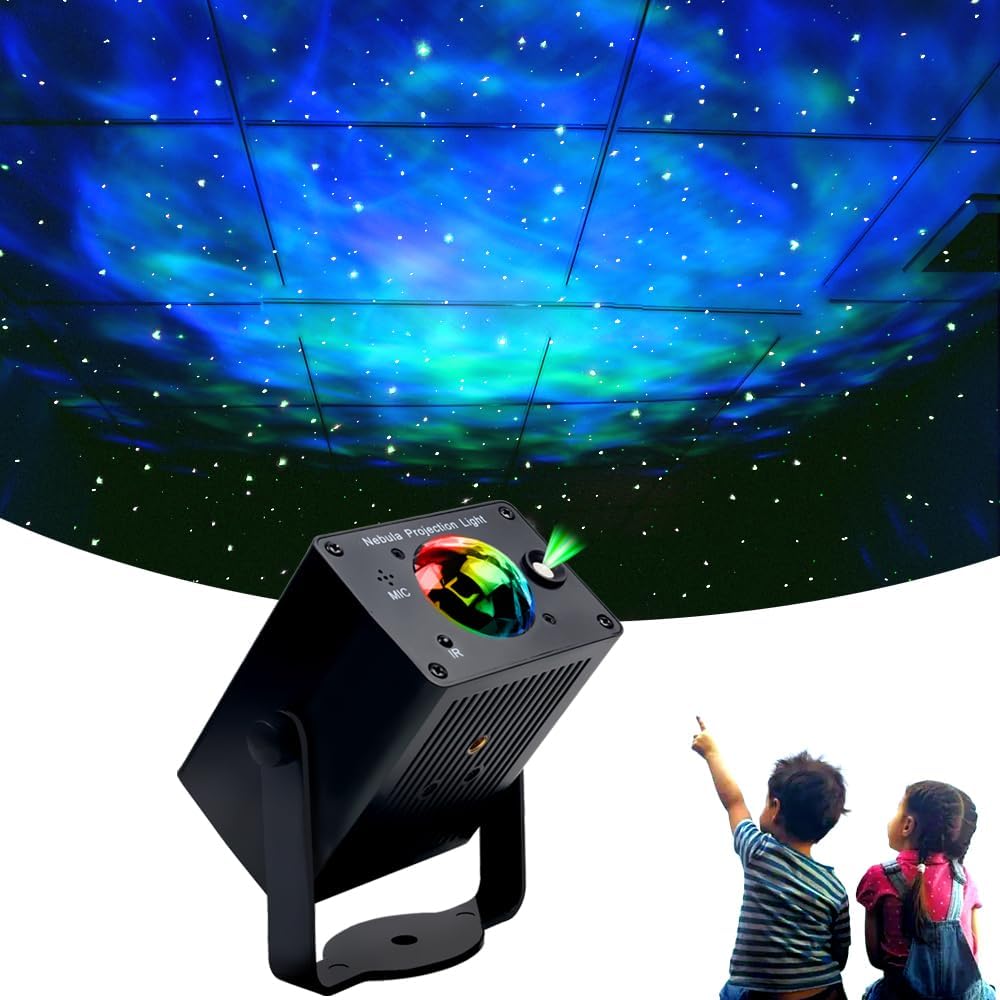 KOOT Star Projector: 8 Color LED Night Light