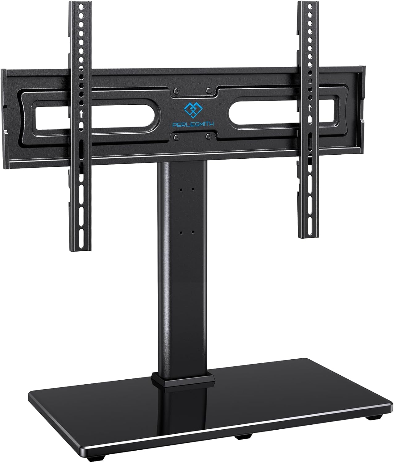 Swivel Universal TV Stand for 32-82 Inch TVs with Glass Base