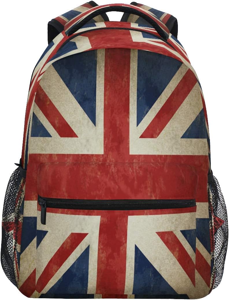 Backpacks UK British Flag School Bag for Students and Travel