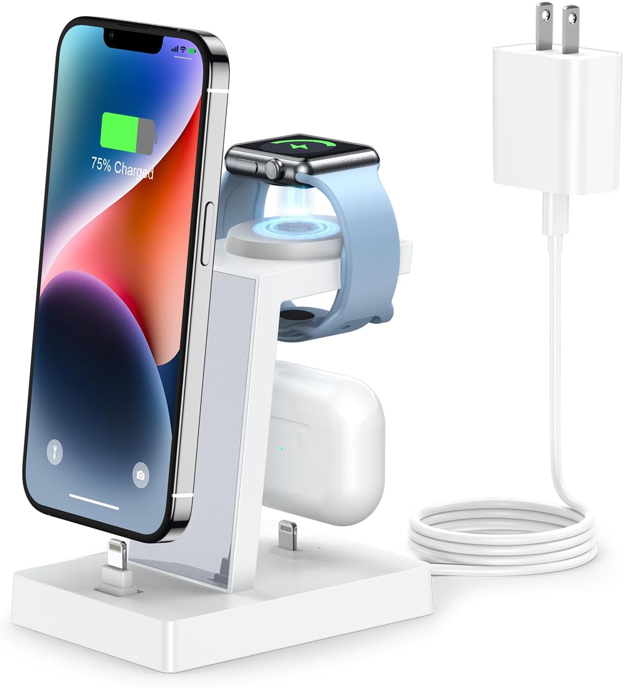 3-in-1 Fast Charging Stand - iPhone AirPods Apple Watch