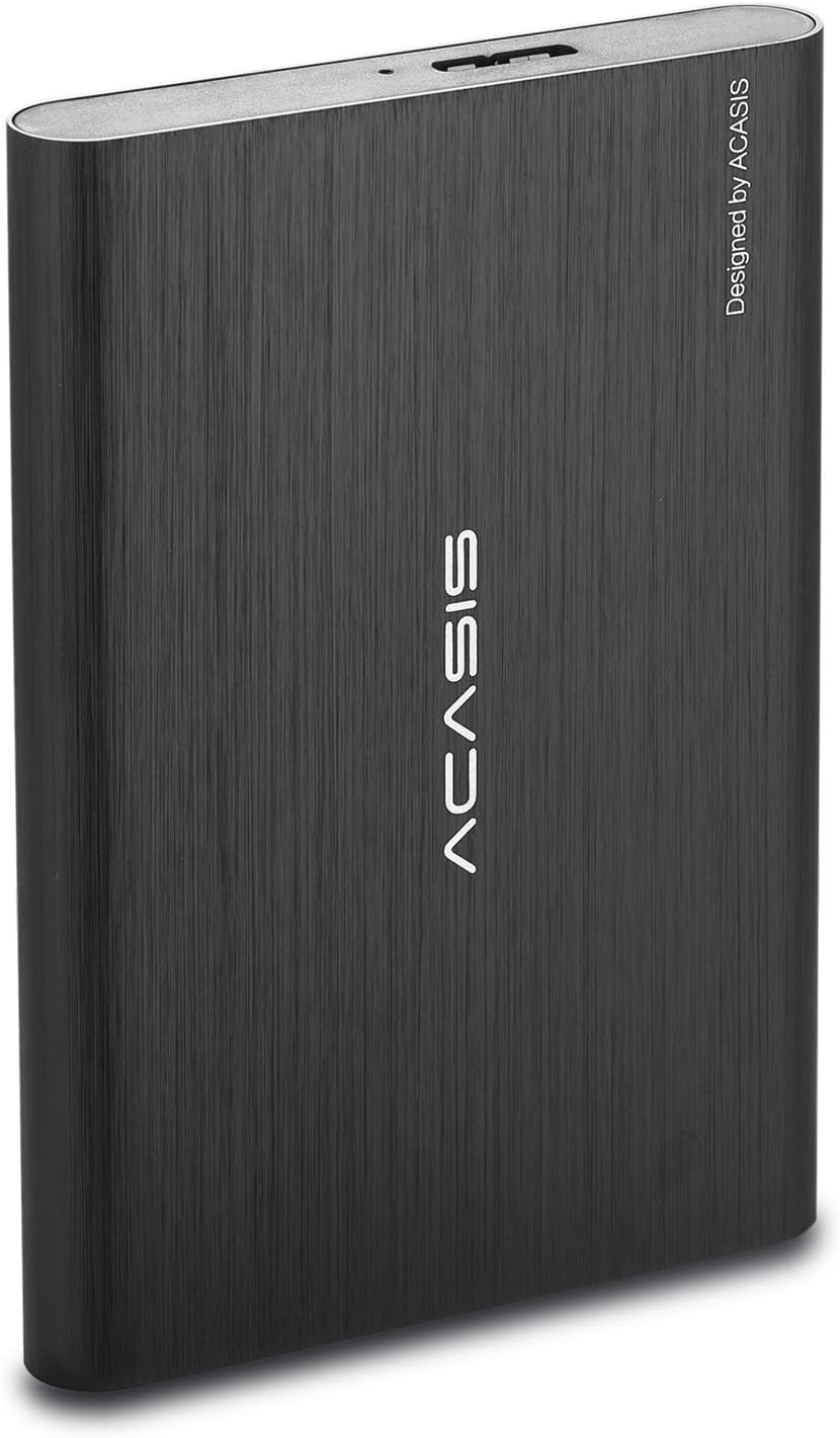 500GB Portable External Hard Drive - Fast USB3.0 Transfer Speeds!