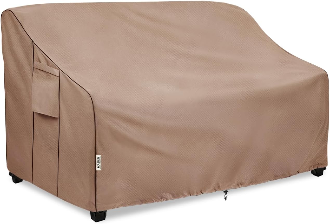 Hadisi 3-Seater Heavy Duty Patio Bench Loveseat Cover