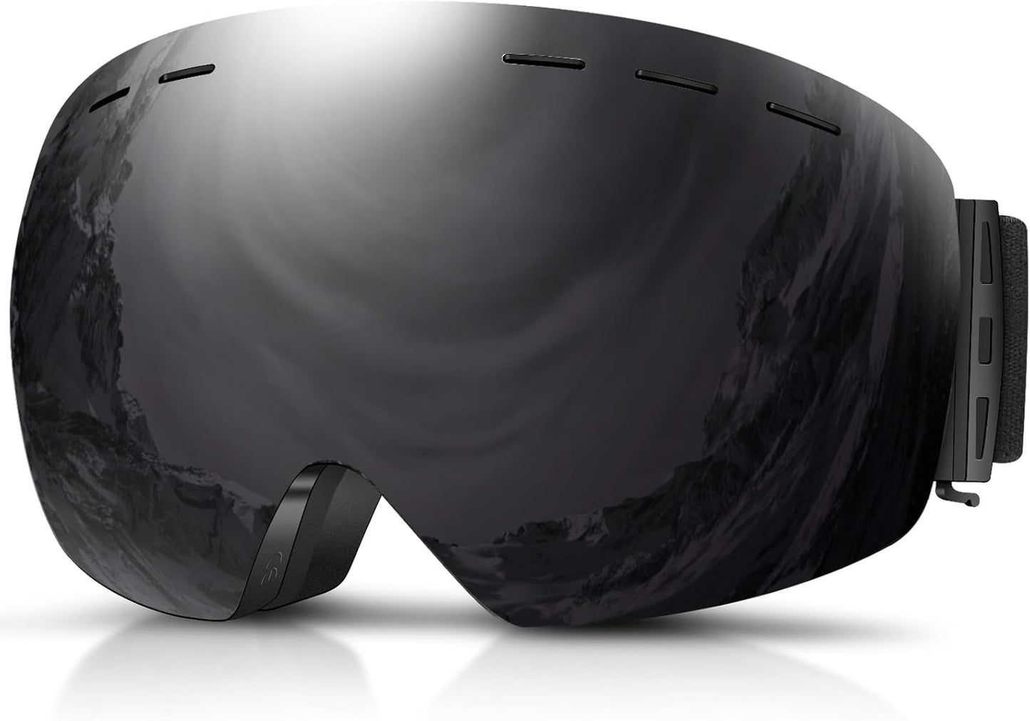 DADA-PRO OTG Ski Goggles: Anti-Fog, Frameless Design