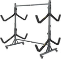 Bonnlo Kayak Stand Freestanding 4-Kayak Rack - Lockable Wheels