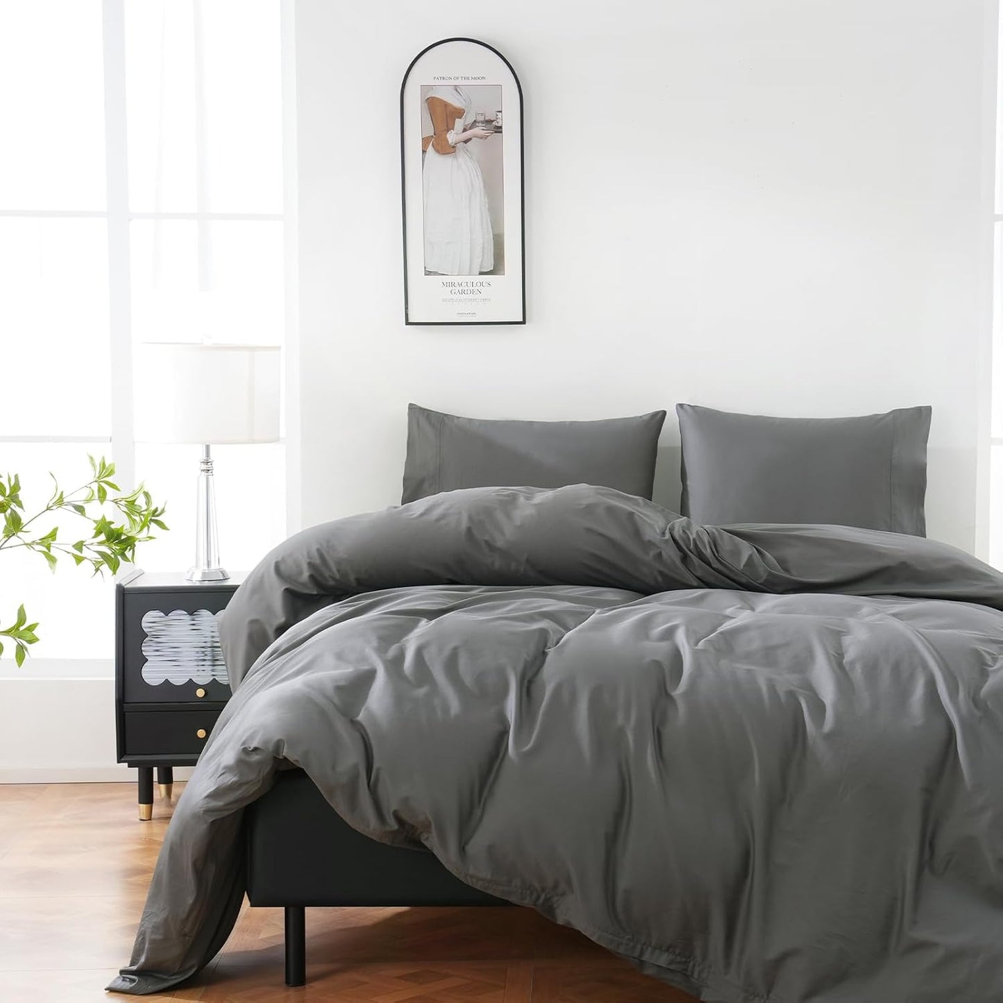 100% Organic Cotton Oversized King Duvet Cover for Comfort