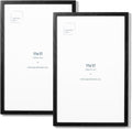 Opposite Wall 11x17 Black Solid Oak Picture Frame - Lightweight