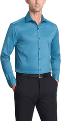 Men's Slim Fit Dress Shirt - Ultra Wrinkle Free with Flex Collar