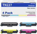 TN227 TN-223BK/C/M/Y High Yield Toner Cartridge 4 Pack - Reliable
