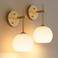 MOITA Wall Sconces Set of Two - Wireless Battery Operated RGB Wall