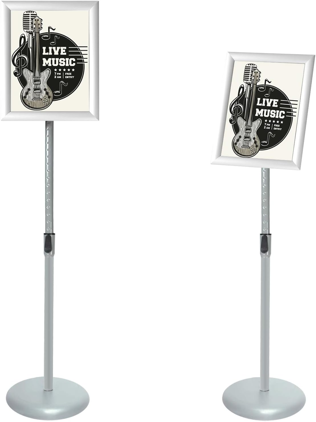 Adjustable Poster Sign Stand with Heavy Duty Base for Displays