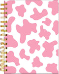 Spiral Journal Notebook A5 College Ruled - Compact Pink Cow