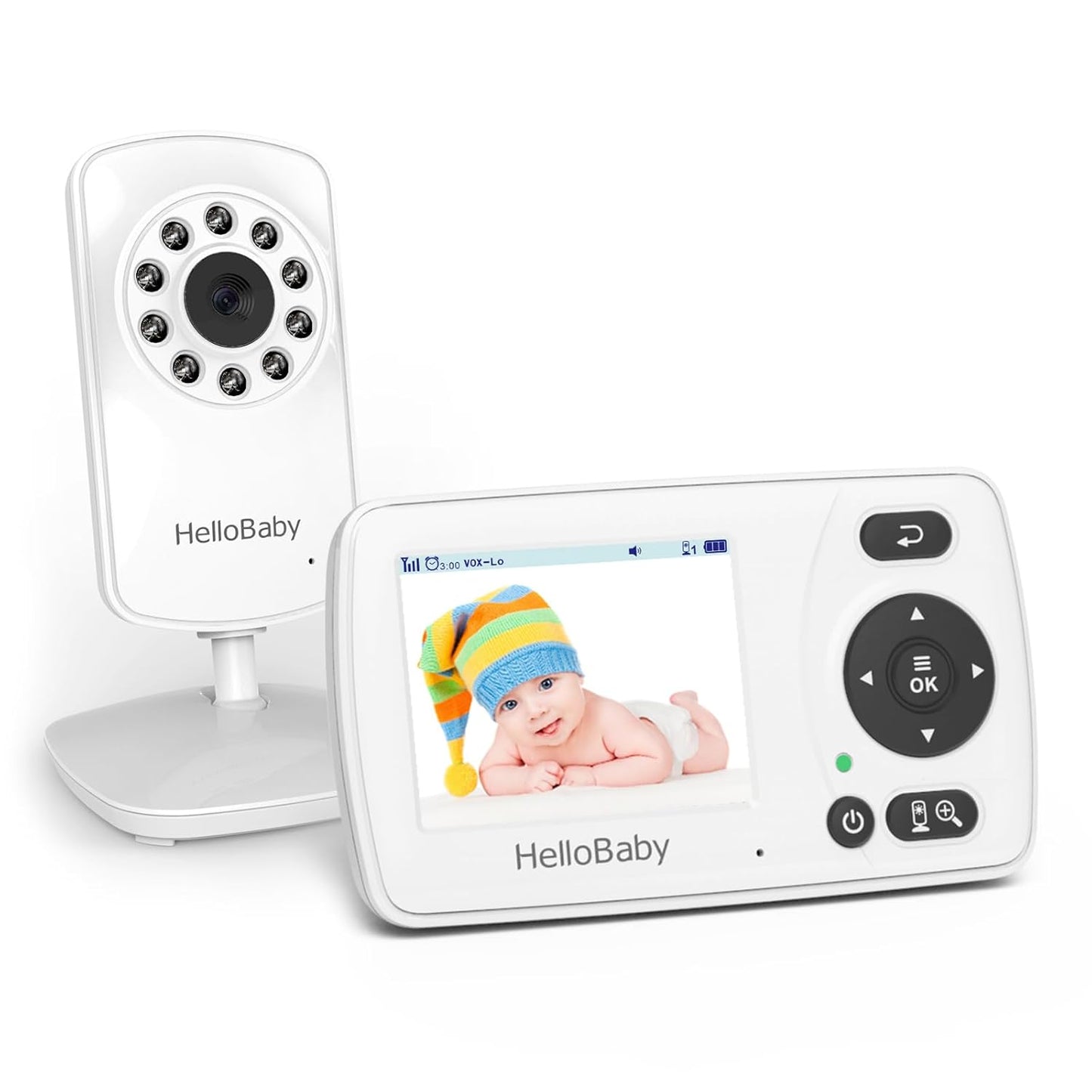 HelloBaby Long Range Video Monitor - Night Vision