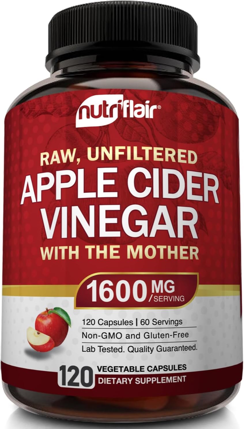 NutriFlair ACV Capsules - Weight Loss & Detox Powerhouse!