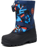 K KomForme Snow Boots for Boys & Girls - Warm Waterproof (Style ZHNS)