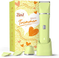 Womens Razors for Shaving 2-in-1 Bikini & Facial Trimmer - Waterproof