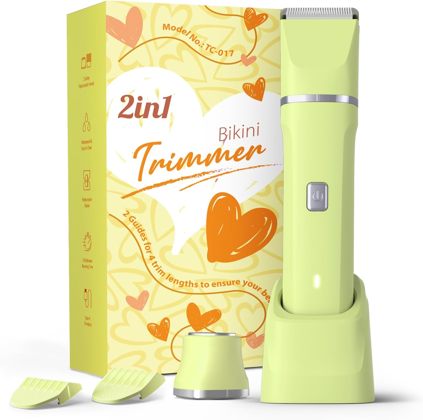 Womens Razors for Shaving - 2-in-1 Bikini Shaver for All Skin
