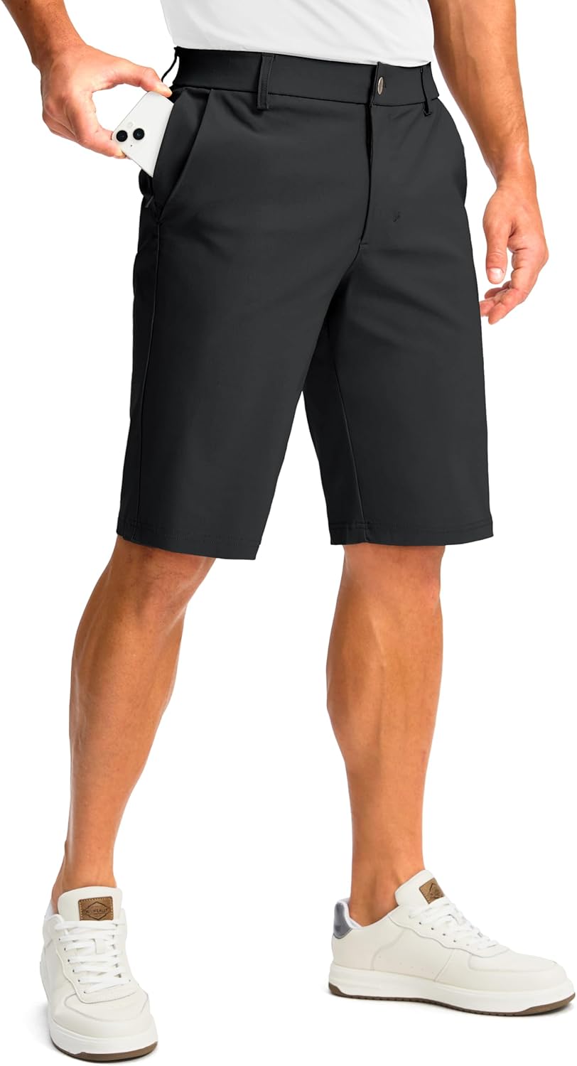 Men's Golf Shorts with 5 Pockets for Comfort and Style