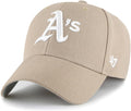 47 MVP Khaki White Primary Logo Adjustable Hat - Fan Ready