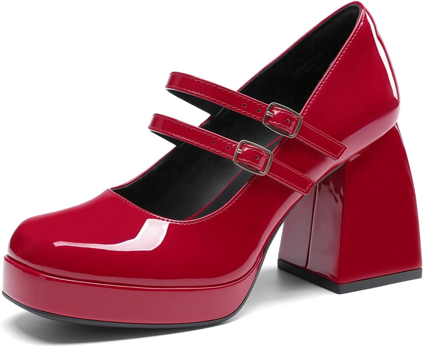 DREAM PAIRS Women's Platform Mary Jane Chunky Heels for Parties