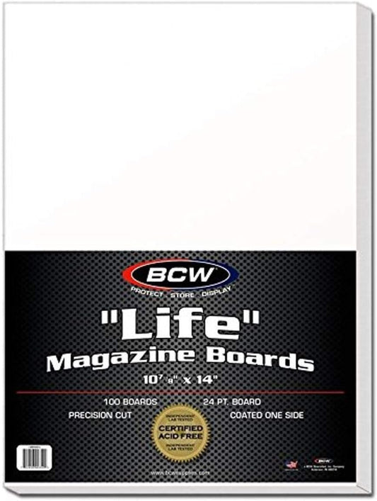 BCW Life Magazine Backing Boards for Optimal Magazine Care
