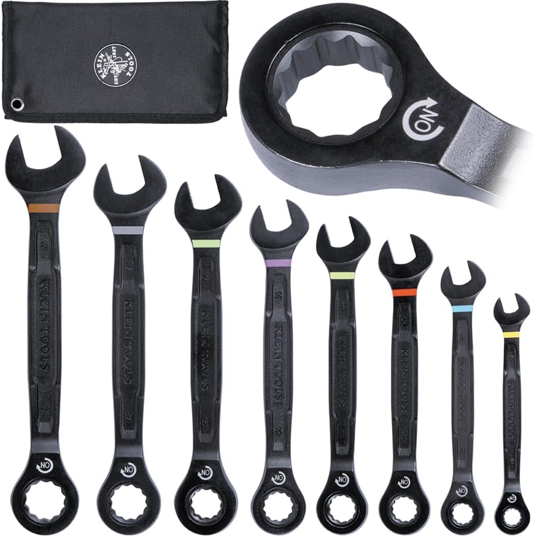 Klein Tools 69408MG Ratcheting Combination Wrench Set Review