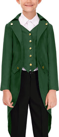 BesserBay Halloween Boys Steampunk Tailcoat Jacket - Vintage Look