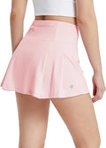 Women's Tennis Golf Skort High Waisted Athletic Pleated Skirts 13in