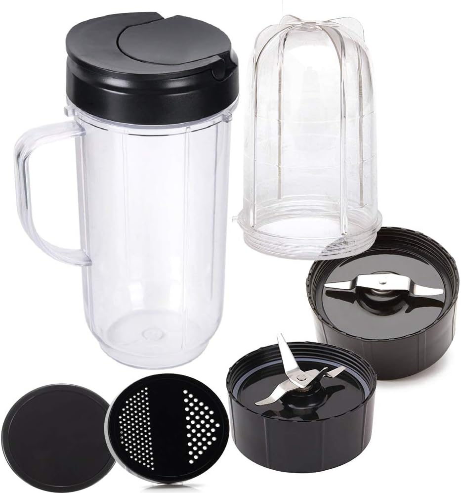 7pcs Joystar Smoothie Cup Set for Magic Bullet Blender
