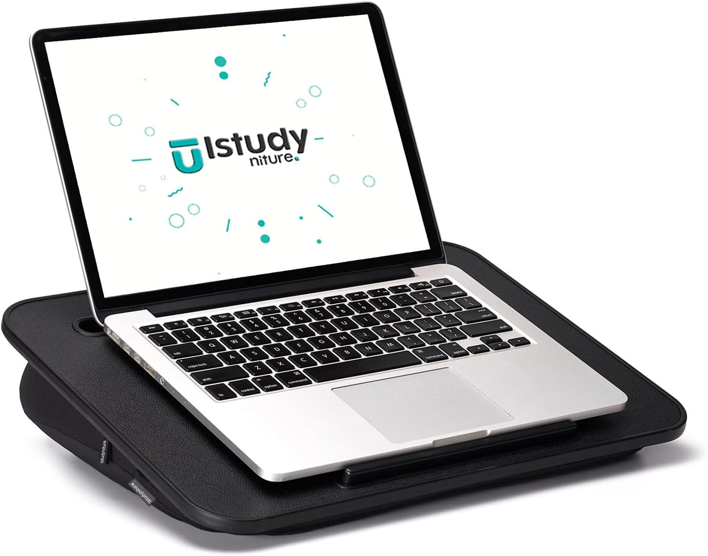 Portable Lap Desk with Washable Cushion for 15.6-in Laptops