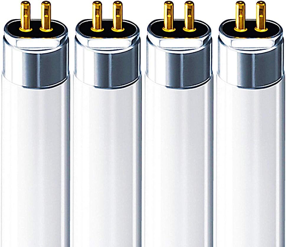 LUXRITE 54W 46in T5 Fluorescent Tube Light Bulb - 4-Pack