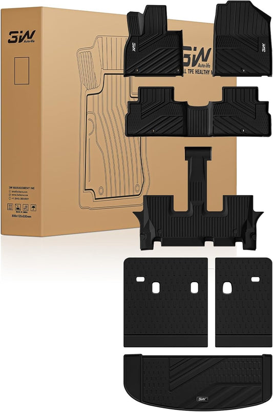 Custom Fit Floor Mats for 2020-2025 Kia Telluride 7&8 Seats