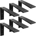 Countertop Support Bracket 6 Pack 10in L Brackets - Heavy Duty Support