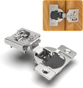 20 Pack 3/4 in Overlay 4D Soft Close Concealed Cabinet Hinges - Smooth