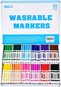 Rarlan Washable Markers Bulk 240 Count - Classroom Pack