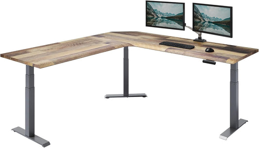 Varidesk Electric L-Shape Desk - Adjustable Height!