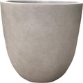 Kante 18 Inch Round Concrete Planter - Large Indoor Outdoor Pot